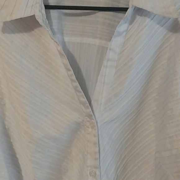 Dress Barn White Blouse 22/24 - Picture 2 of 3